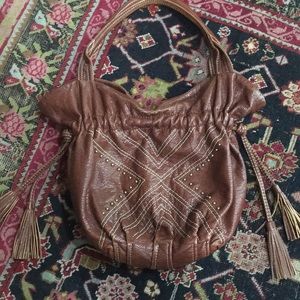 Mark Ecko Boho vegan leather shoulder bag